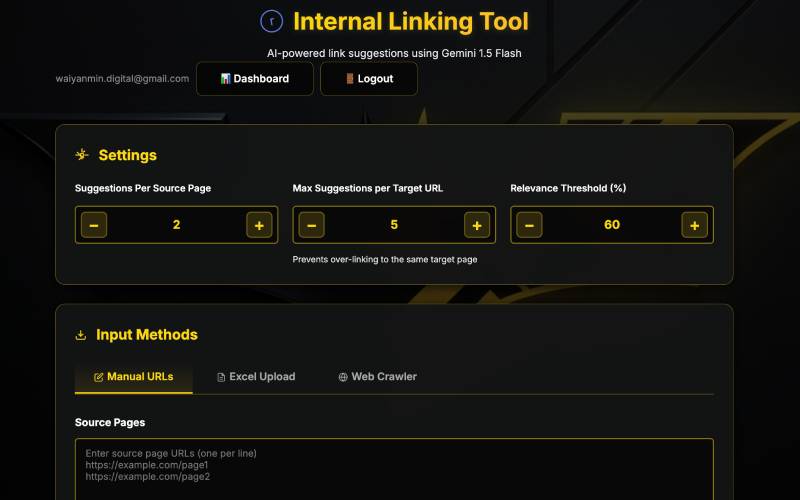Internal Linking Tool