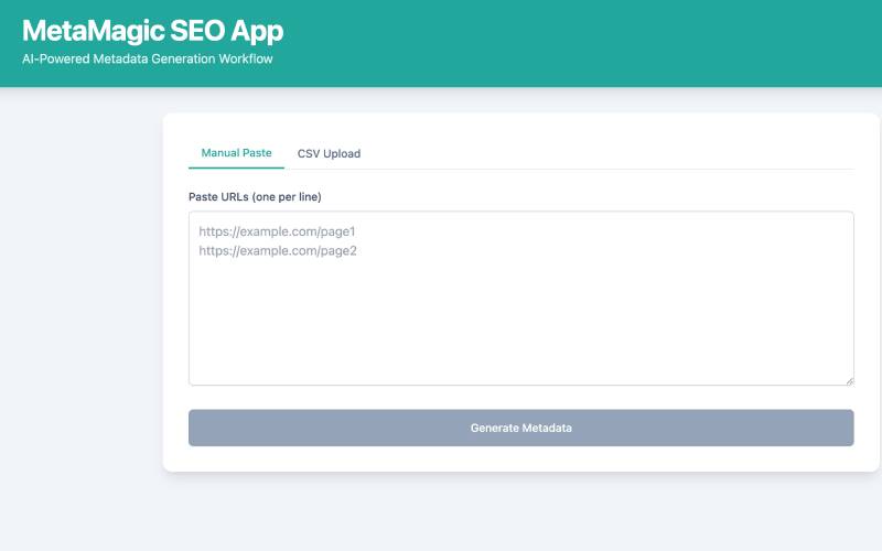 Metadata Creator